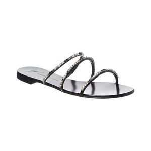 Giuseppe Zanotti Roll Sandal, Black